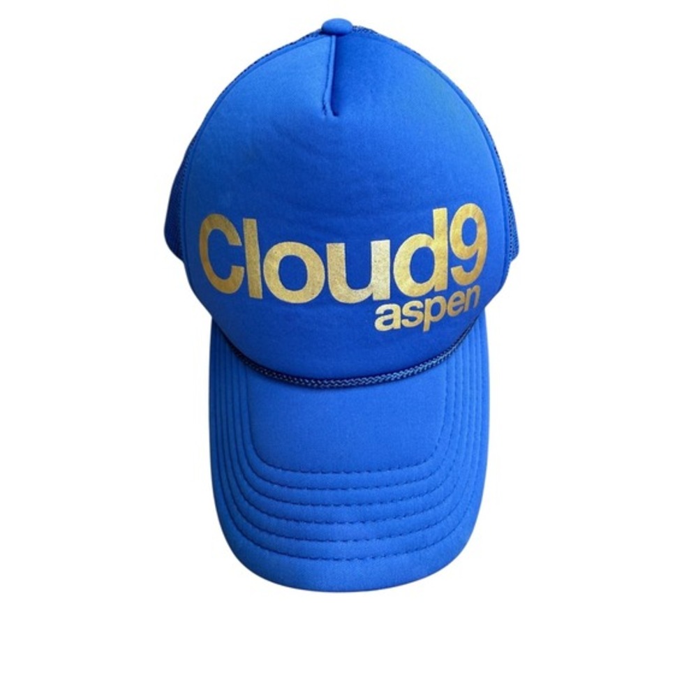 Aspen CLOUD‎ 9 trucker hat blue RARE